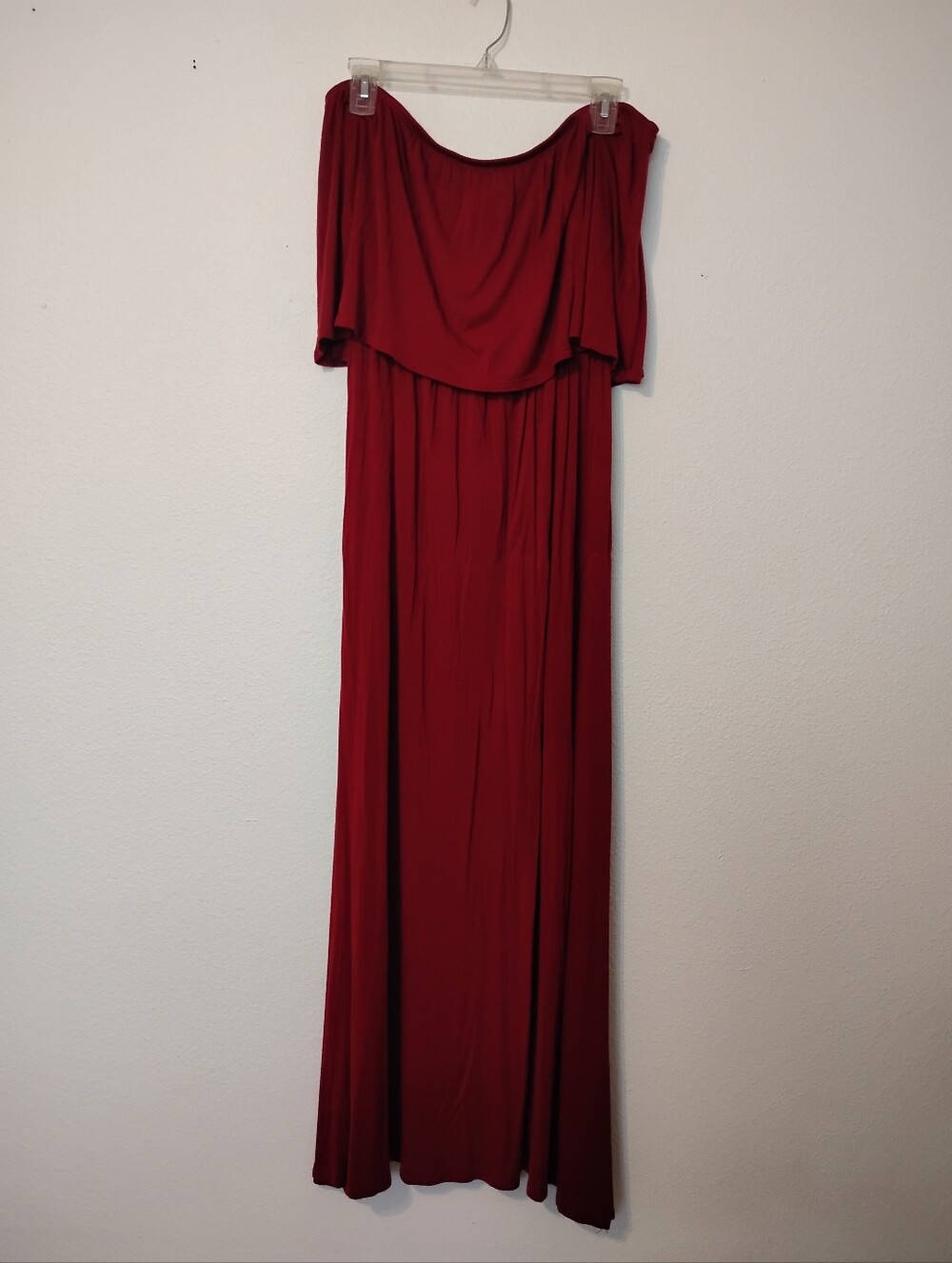 Rue21 Red Tube Sleeveless Maxi Dress Maternity